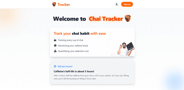 Chai Tracker